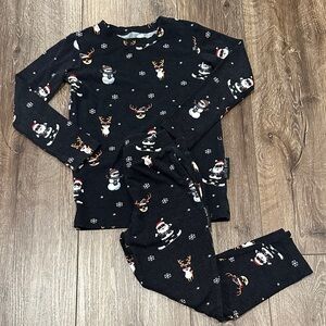 Little Bipsy x Babybreez Snowman and Reindeer Pajama Set Size: 3T